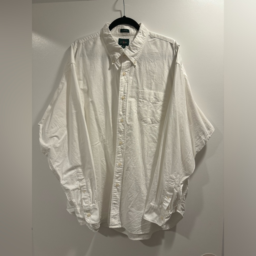 J. Crew Giant Fit Oxford Shirt- Size XL
